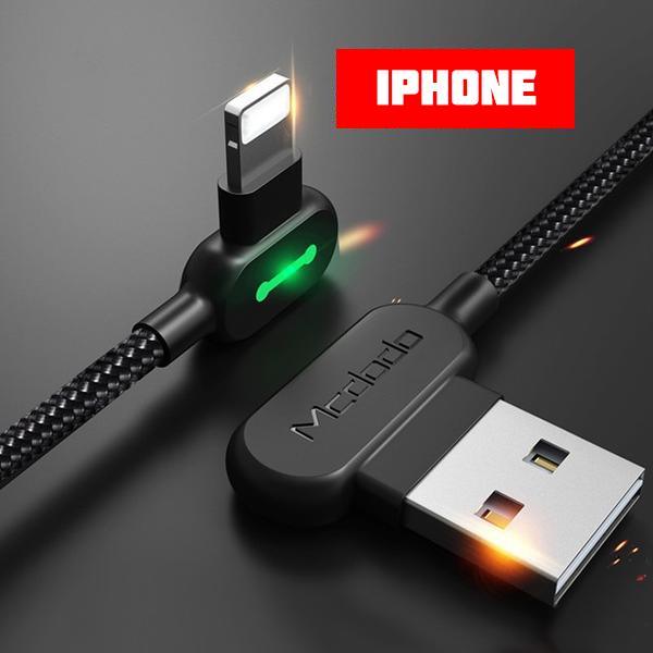 Carregador para iPhone - USB C - Micro-USB | Cabo Titã™ - Best Opções