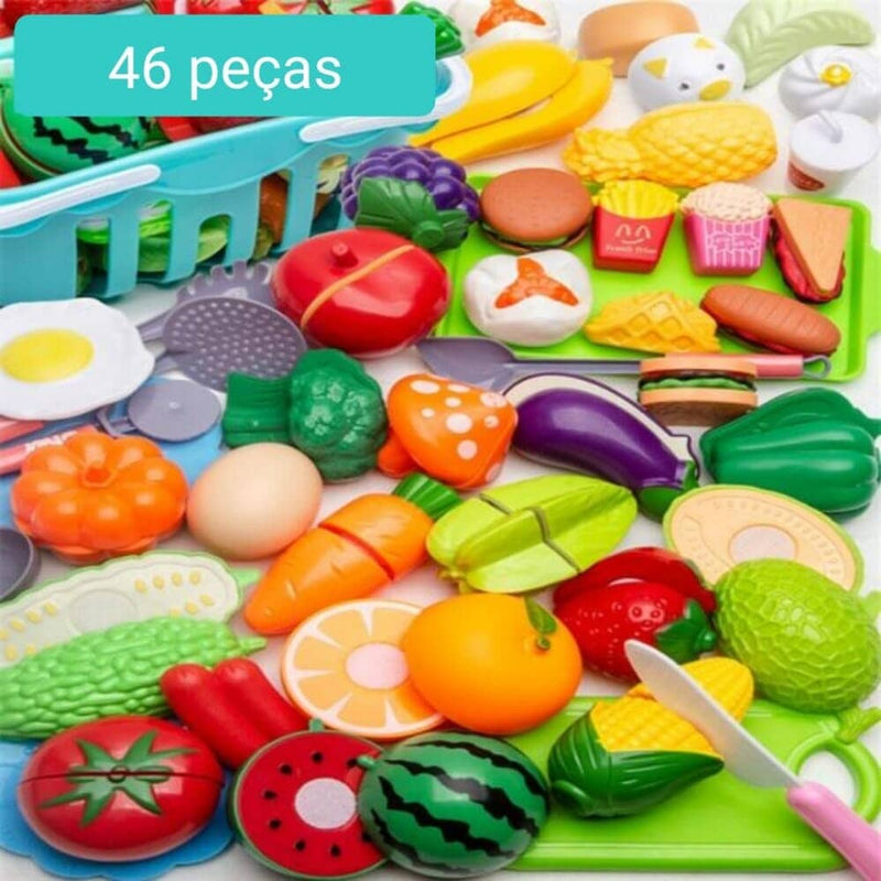 Conjunto de Comidas - Brinquedo de comidinhas divertidas para sua criança - Best Opções