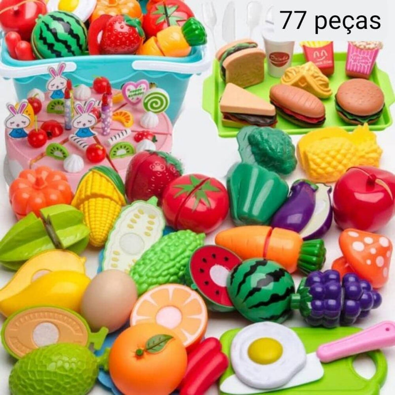 Conjunto de Comidas - Brinquedo de comidinhas divertidas para sua criança - Best Opções